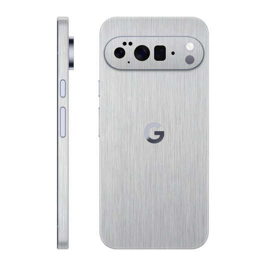Folie de protectie pentru Google Pixel 10 Pro XL, eSkins Elegans, Skin Metalic Gri