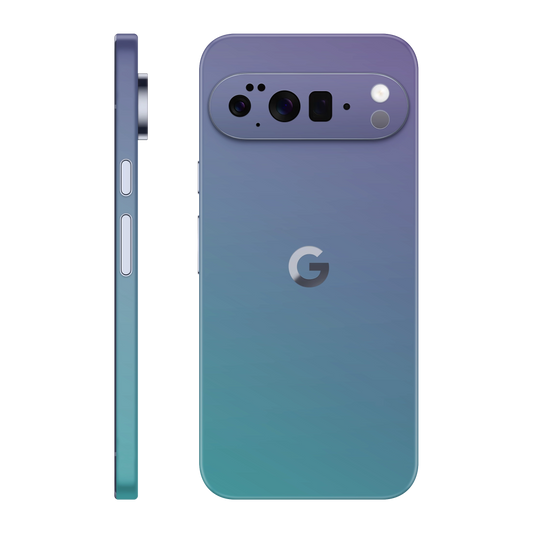 Folie de protectie pentru Google Pixel 10 Pro XL, eSkins Unique, Skin Cameleon Turcoaz-Lavanda