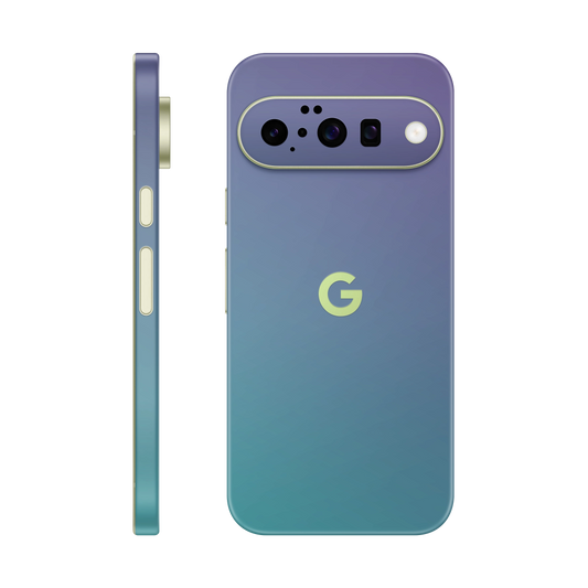 Folie de protectie pentru Google Pixel 10, eSkins Unique, Skin Cameleon Turcoaz-Lavanda