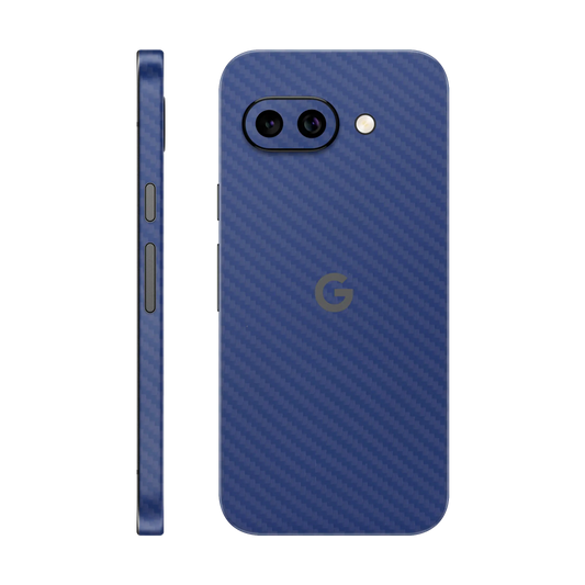 Folie de protectie Google Pixel 10a, eSkins Elegans, Skin Carbon Albastru