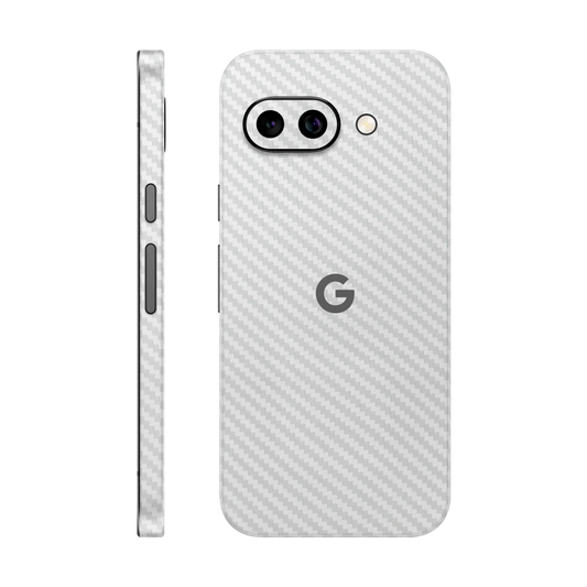 Folie de protectie Google Pixel 10a, eSkins Elegans, Skin Carbon Alb