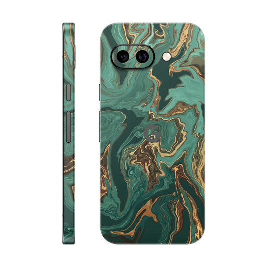 Folie de protectie Google Pixel 10a, eSkins Signature, Skin Emerald Flow
