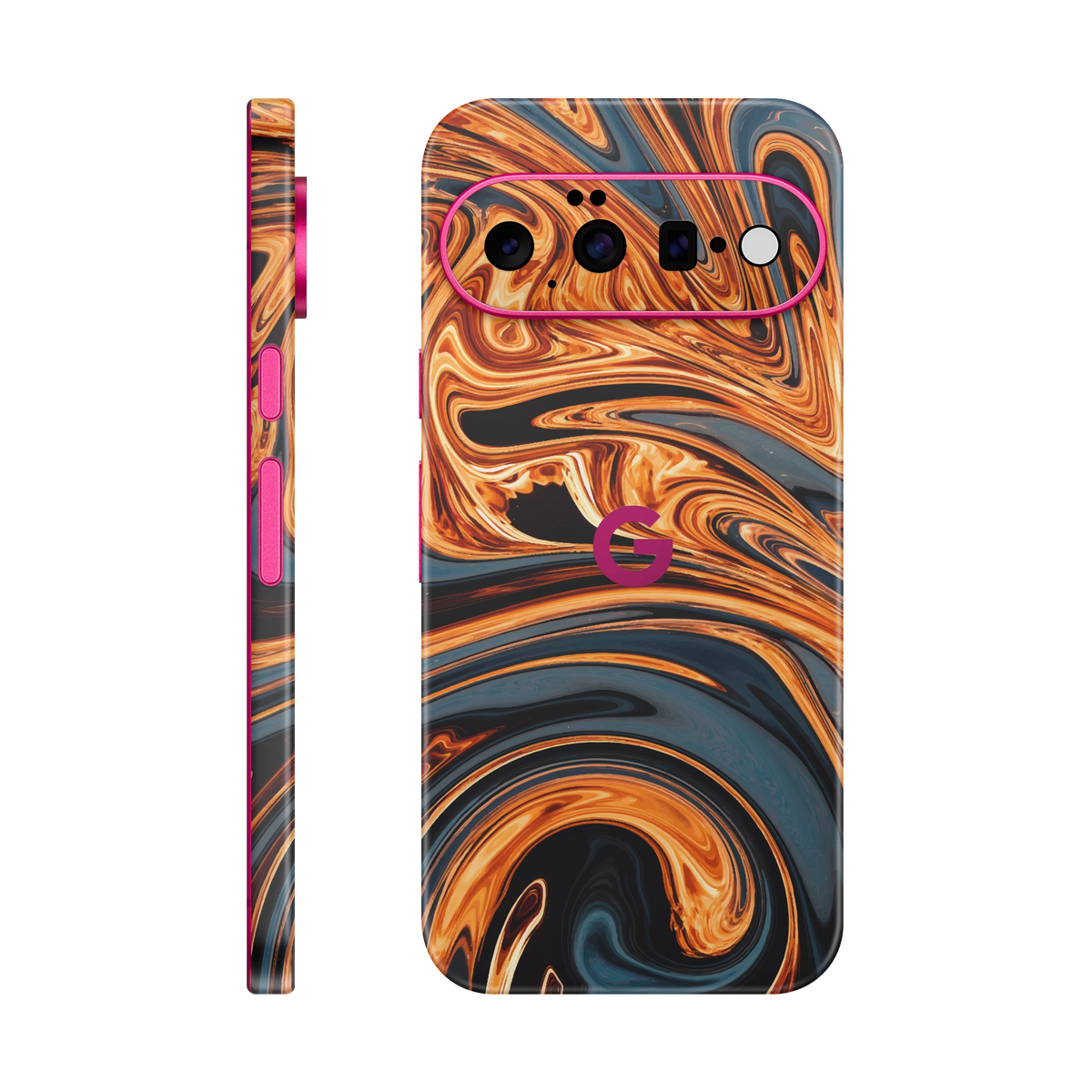 Folie de protectie pentru Google Pixel 11, eSkins Signature, Skin Amber Blaze