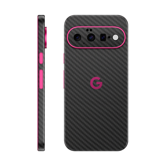Folie de protectie pentru Google Pixel 11, eSkins Elegans, Skin Carbon Negru