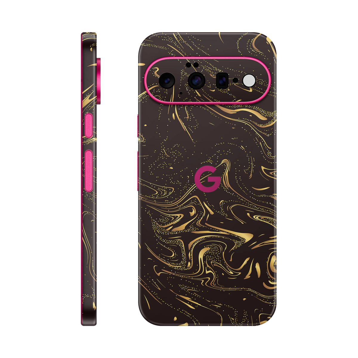 Folie de protectie pentru Google Pixel 11, eSkins Signature, Skin Golden Noir