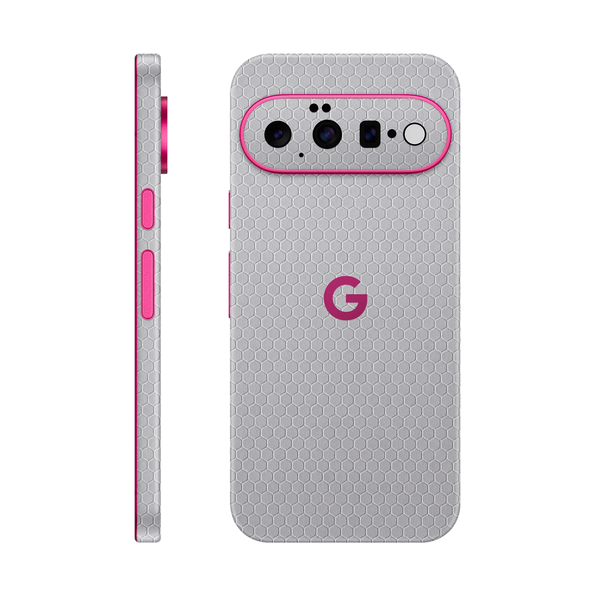 Folie de protectie pentru Google Pixel 11, eSkins Elegans, Skin Honeycomb Gri