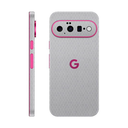 Folie de protectie pentru Google Pixel 11, eSkins Elegans, Skin Honeycomb Gri