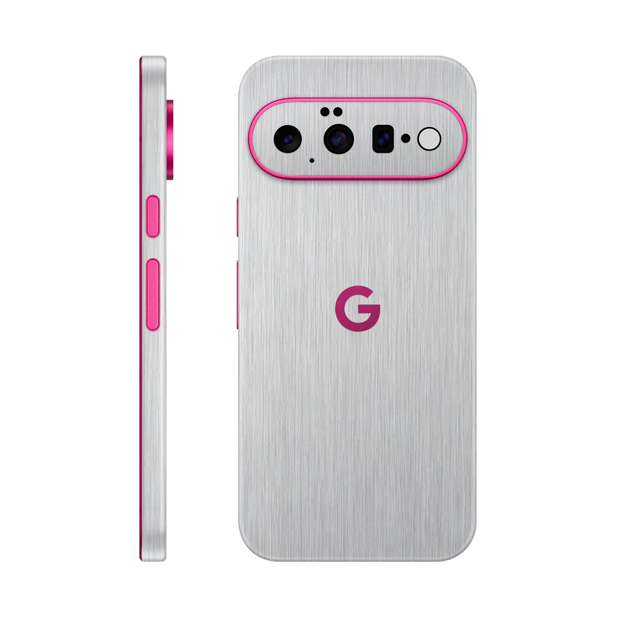 Folie de protectie pentru Google Pixel 11, eSkins Elegans, Skin Metalic Gri
