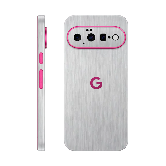 Folie de protectie pentru Google Pixel 11, eSkins Elegans, Skin Metalic Gri