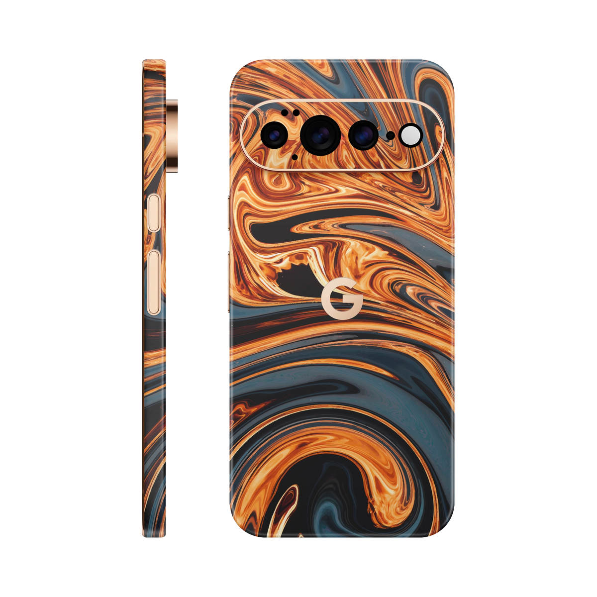 Folie de protectie pentru Google Pixel 11 Pro, eSkins Signature, Skin Amber Blaze