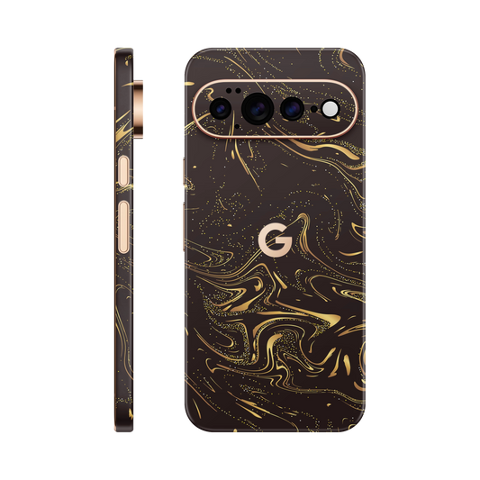 Folie de protectie pentru Google Pixel 11 Pro, eSkins Signature, Skin Golden Noir