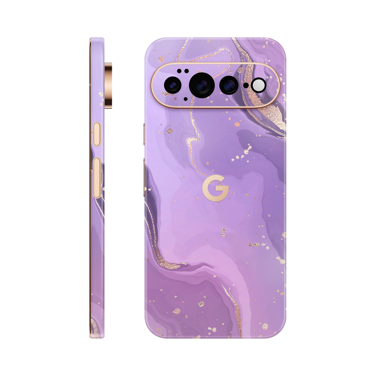 Folie de protectie pentru Google Pixel 11 Pro, eSkins Signature, Skin Lavender Swirl