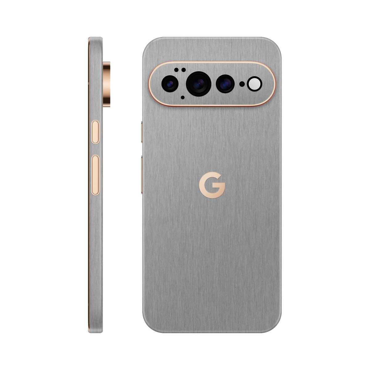 Folie de protectie pentru Google Pixel 11 Pro, eSkins Elegans, Skin Metalic Grafit