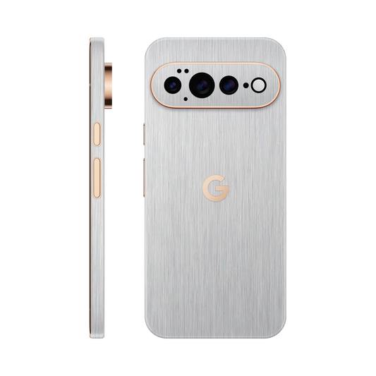 Folie de protectie pentru Google Pixel 11 Pro, eSkins Elegans, Skin Metalic Gri