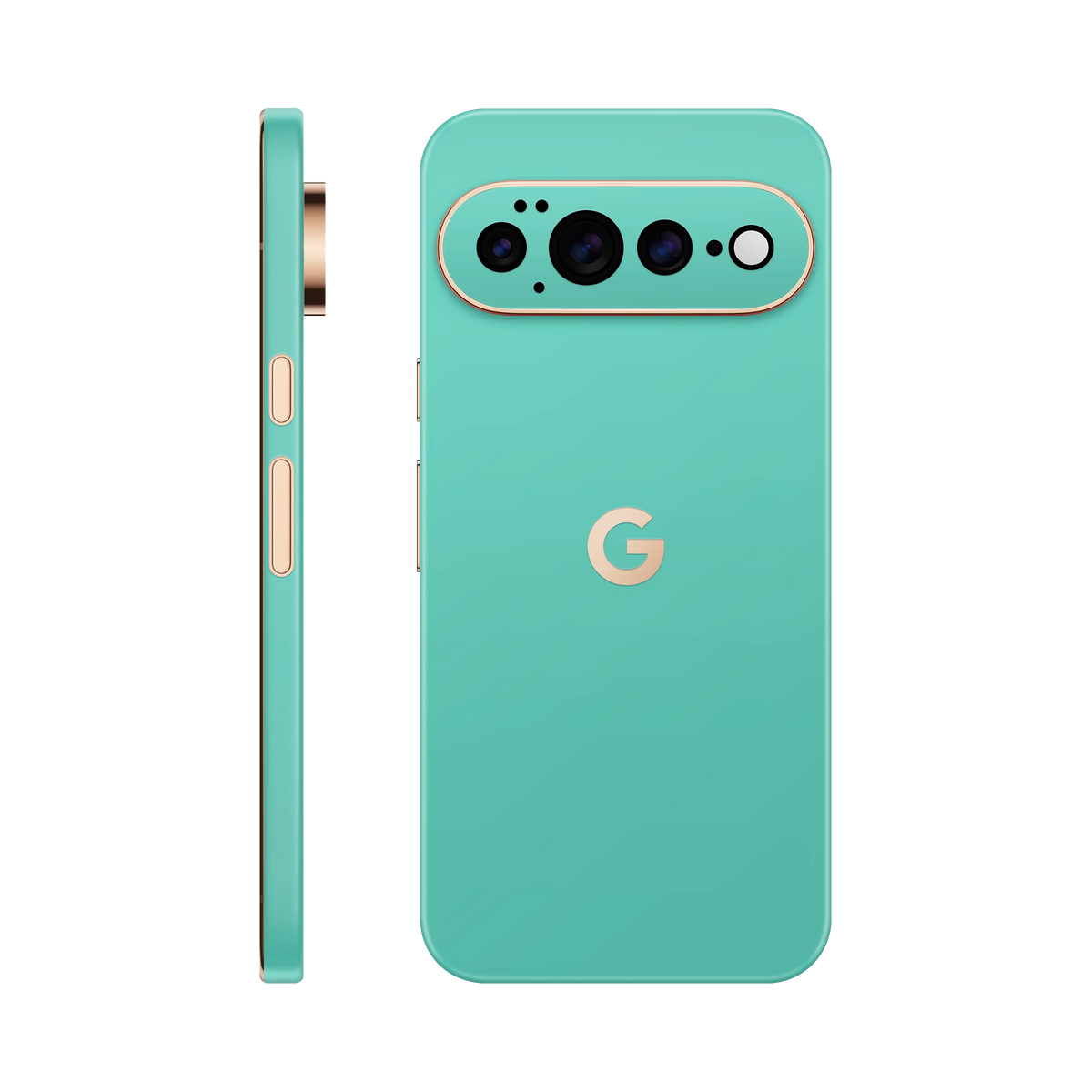 Folie de protectie pentru Google Pixel 11 Pro, eSkins Unique, Skin Mat Verde Menta