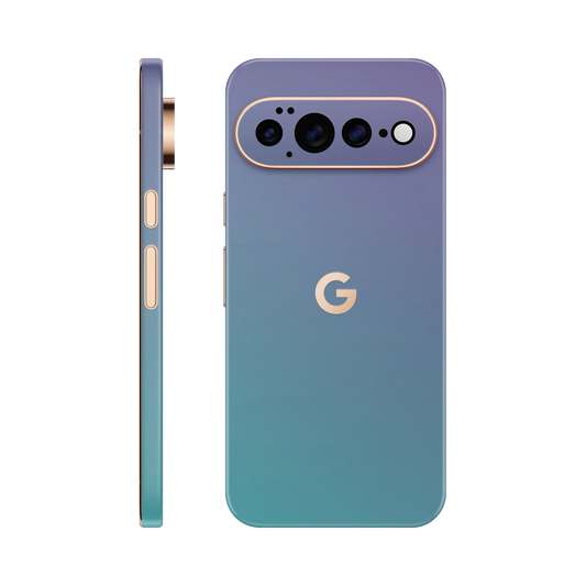 Folie de protectie pentru Google Pixel 11 Pro, eSkins Unique, Skin Cameleon Turcoaz-Lavanda