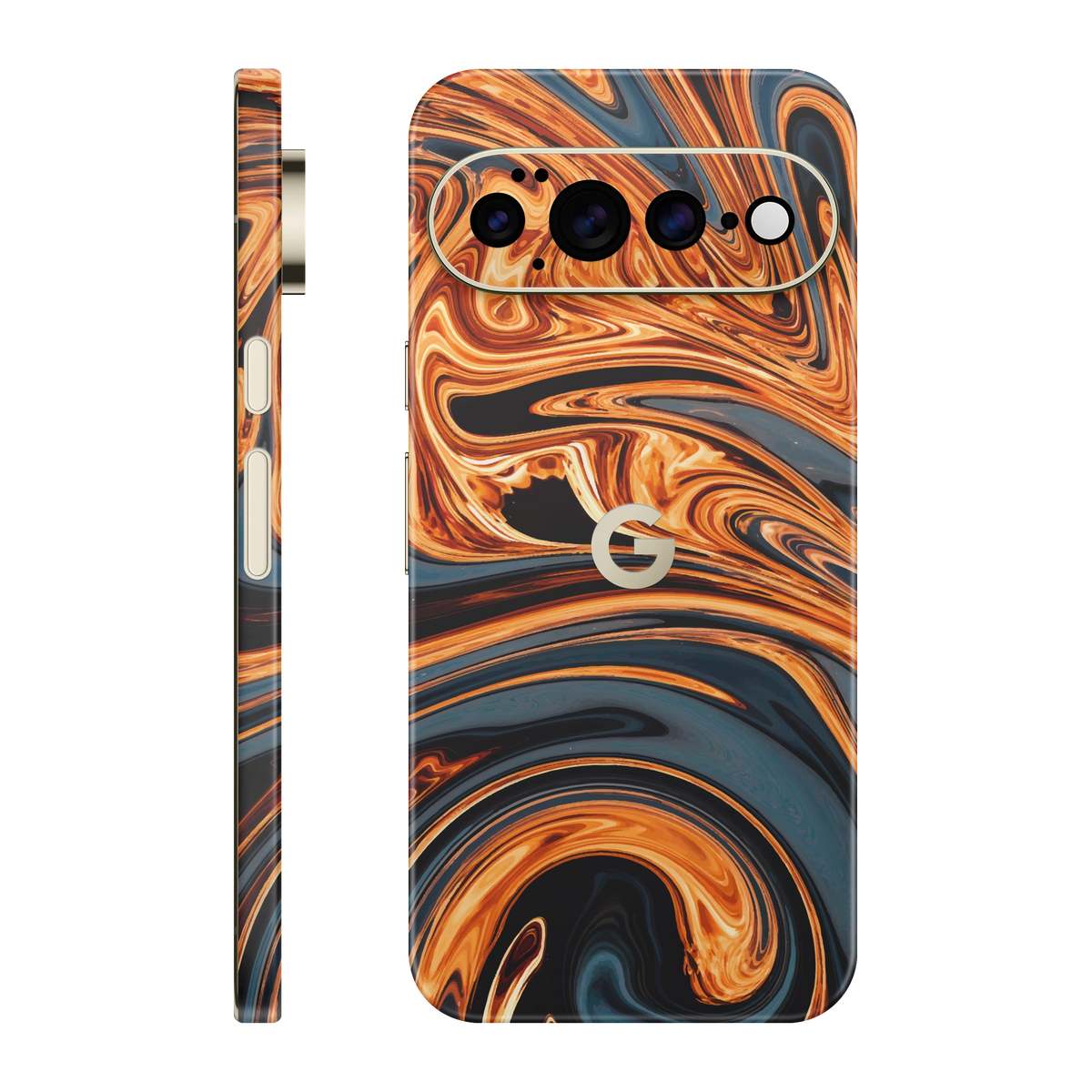 Folie de protectie pentru Google Pixel 11 Pro XL, eSkins Signature, Skin Amber Blaze