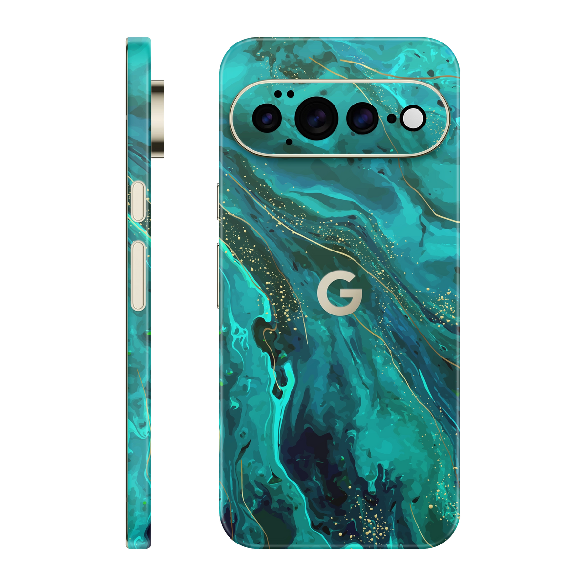 Folie de protectie pentru Google Pixel 11 Pro XL, eSkins Signature, Skin Celestial Lagoon