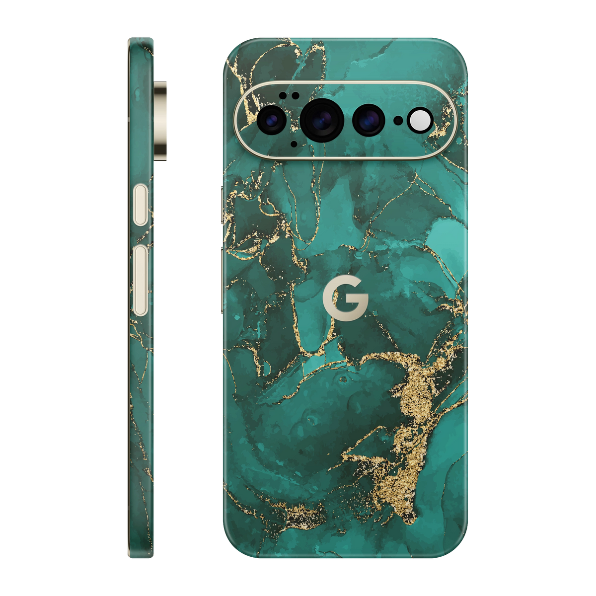Folie de protectie pentru Google Pixel 11 Pro XL, eSkins Signature, Skin Ethereal Green