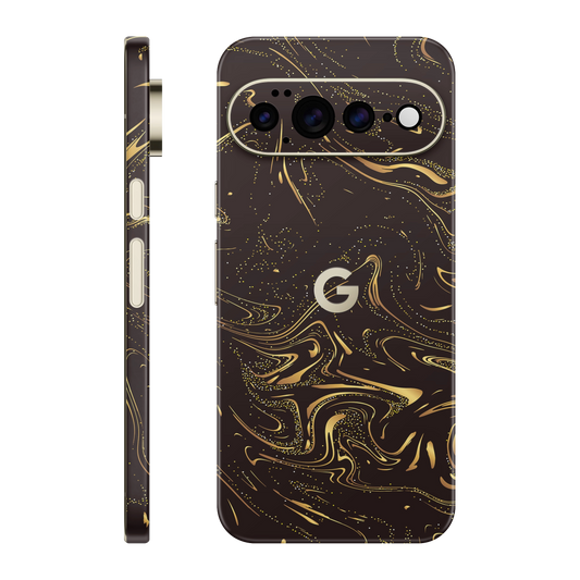 Folie de protectie pentru Google Pixel 11 Pro XL, eSkins Signature, Skin Golden Noir