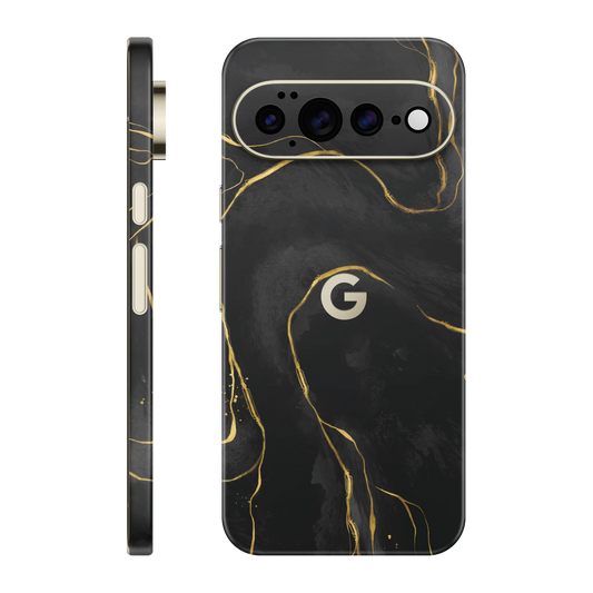 Folie de protectie pentru Google Pixel 11 Pro XL, eSkins Signature, Skin Golden Onyx