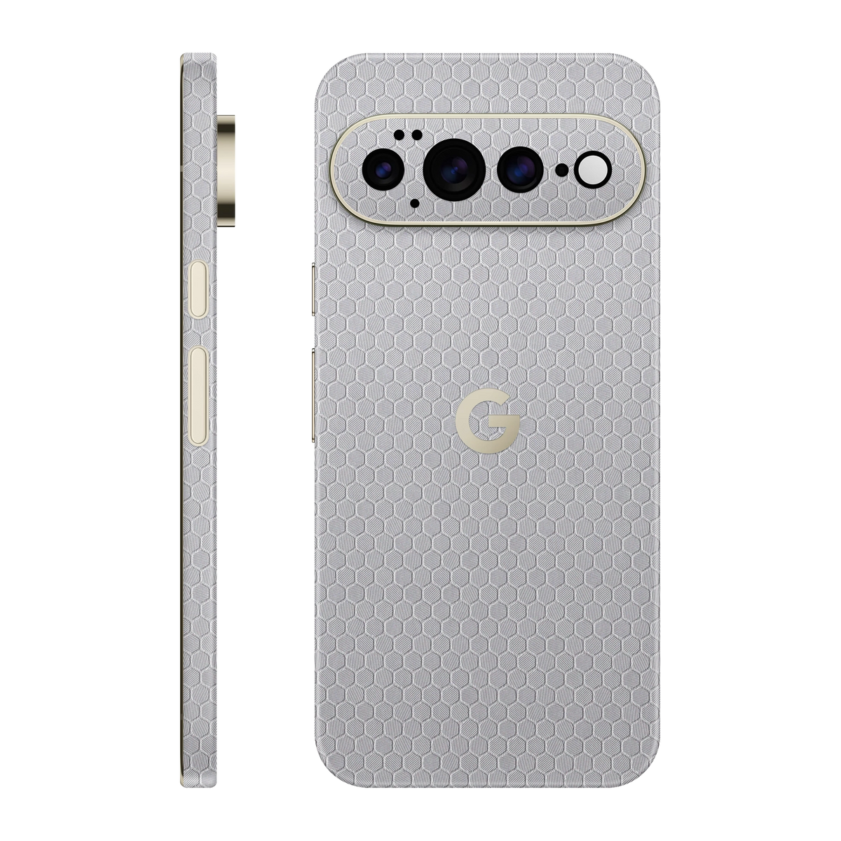 Folie de protectie pentru Google Pixel 11 Pro XL, eSkins Elegans, Skin Honeycomb Gri