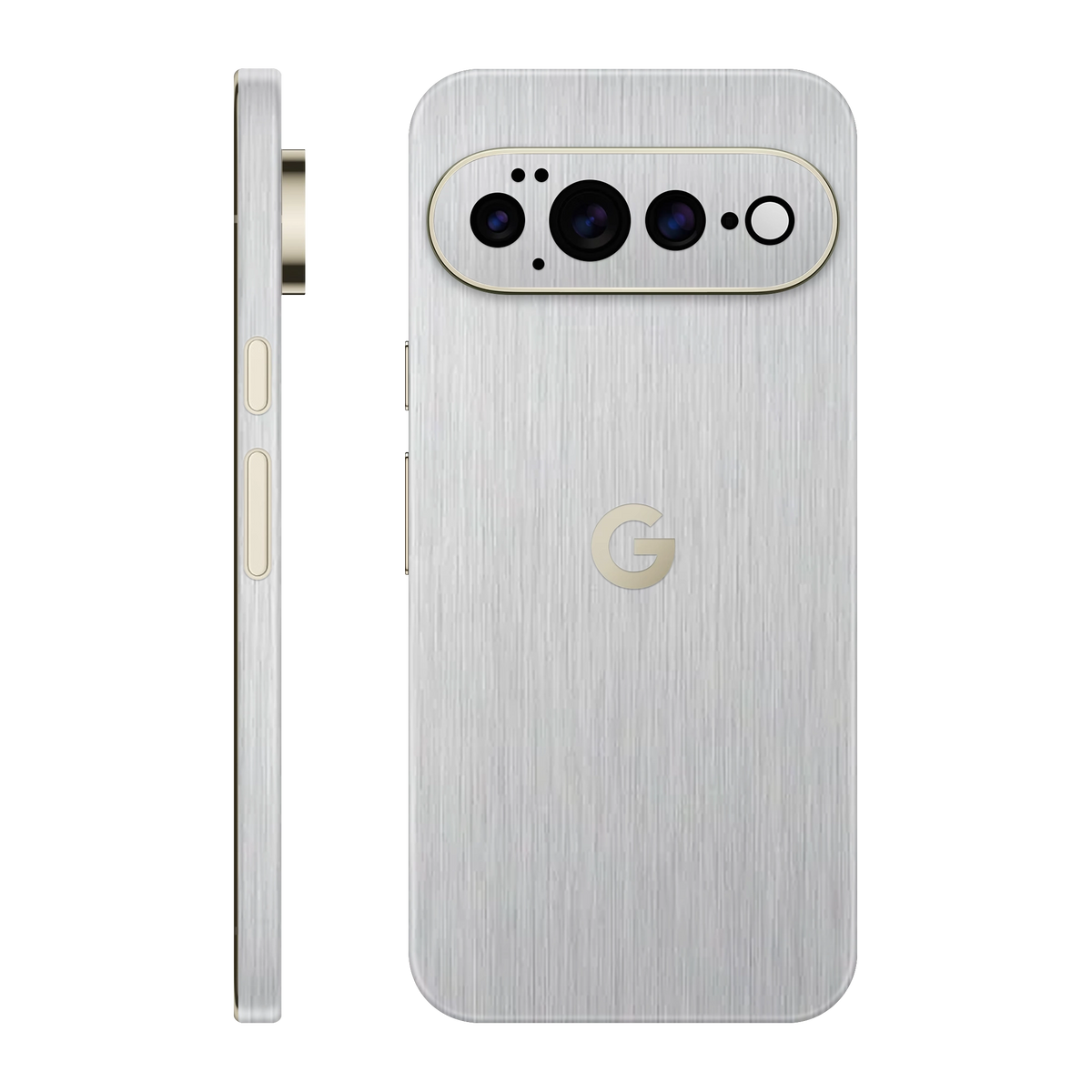 Folie de protectie pentru Google Pixel 11 Pro XL, eSkins Elegans, Skin Metalic Gri