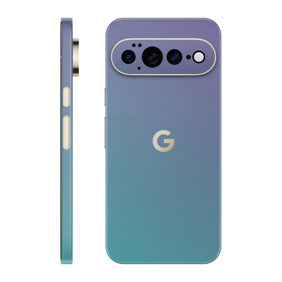 Folie de protectie pentru Google Pixel 11 Pro XL, eSkins Unique, Skin Cameleon Turcoaz-Lavanda