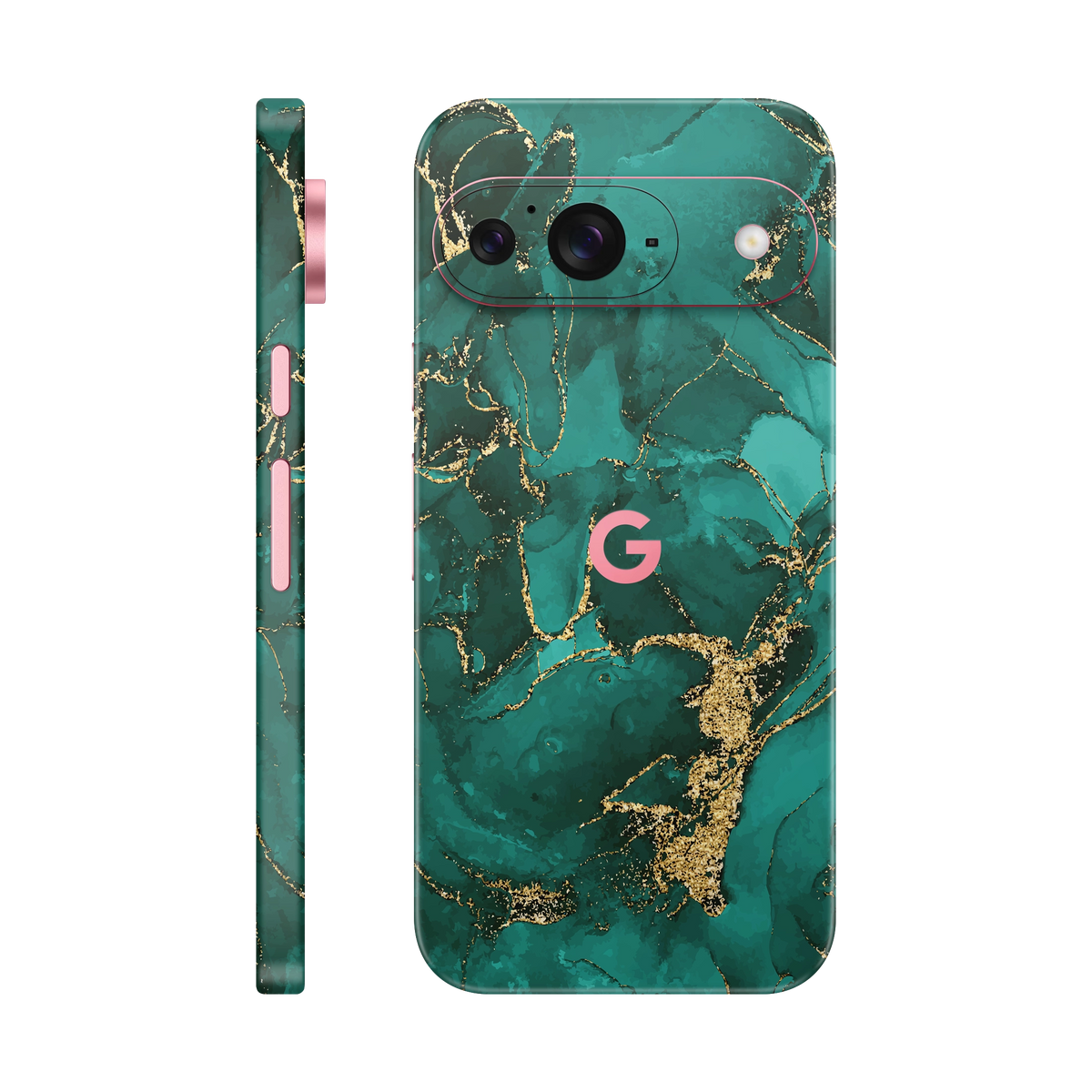 Folie de protectie pentru Google Pixel 9, eSkins Signature, Skin Ethereal Green