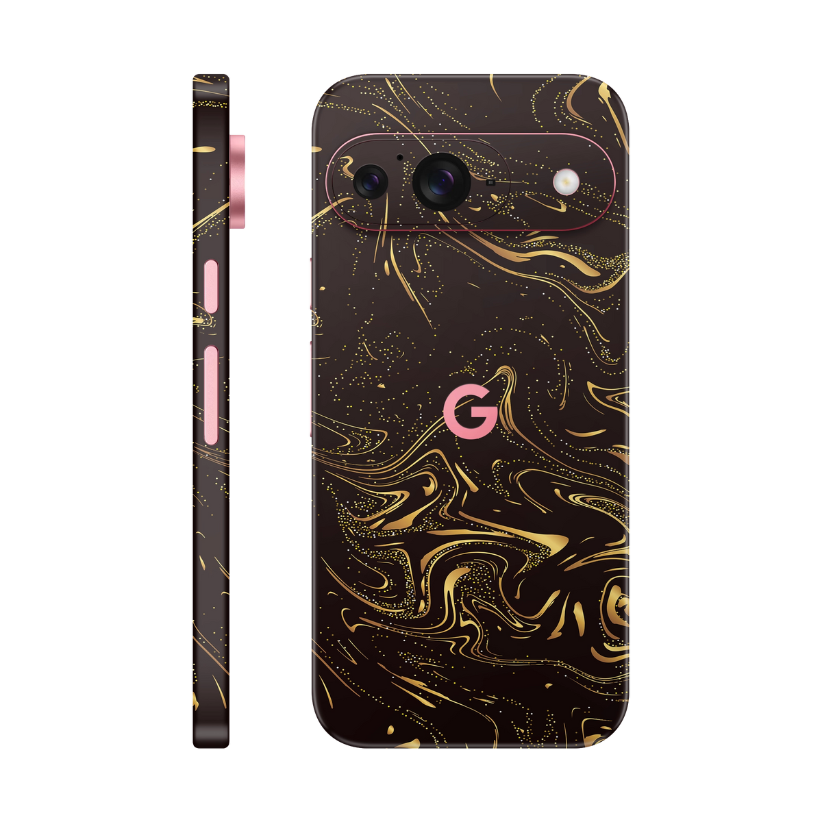 Folie de protectie pentru Google Pixel 9, eSkins Signature, Skin Golden Noir