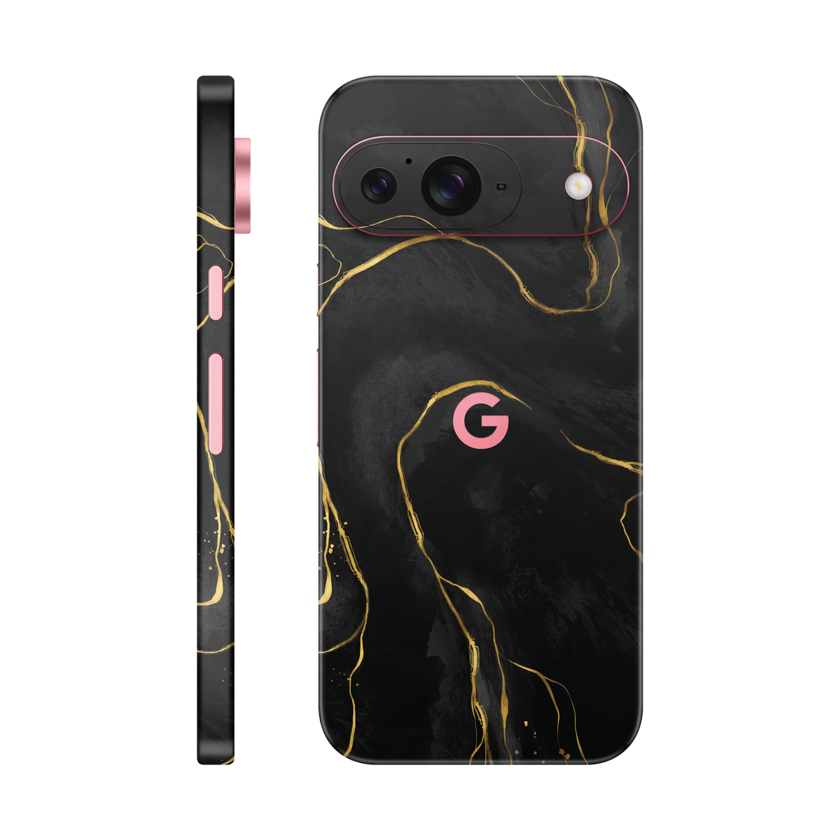 Folie de protectie pentru Google Pixel 9, eSkins Signature, Skin Golden Onyx