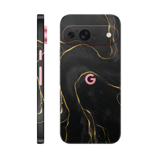Folie de protectie pentru Google Pixel 9, eSkins Signature, Skin Golden Onyx