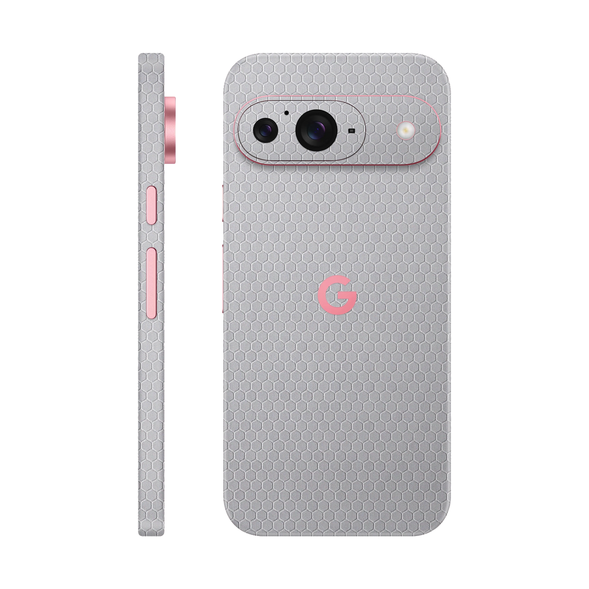 Folie de protectie pentru Google Pixel 9, eSkins Elegans, Skin Honeycomb Gri
