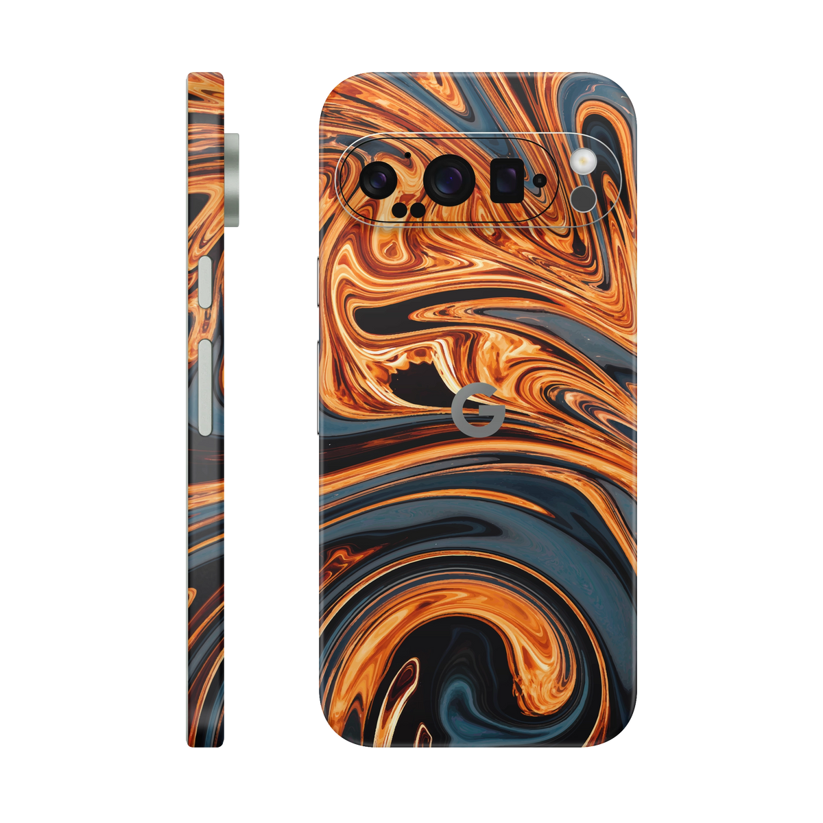 Folie de protectie pentru Google Pixel 9 Pro, eSkins Signature, Skin Amber Blaze