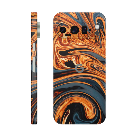 Folie de protectie pentru Google Pixel 9 Pro, eSkins Signature, Skin Amber Blaze