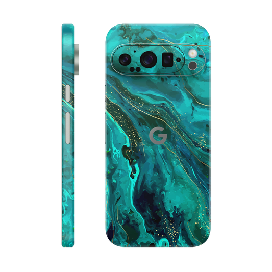 Folie de protectie pentru Google Pixel 9 Pro, eSkins Signature, Skin Celestial Lagoon