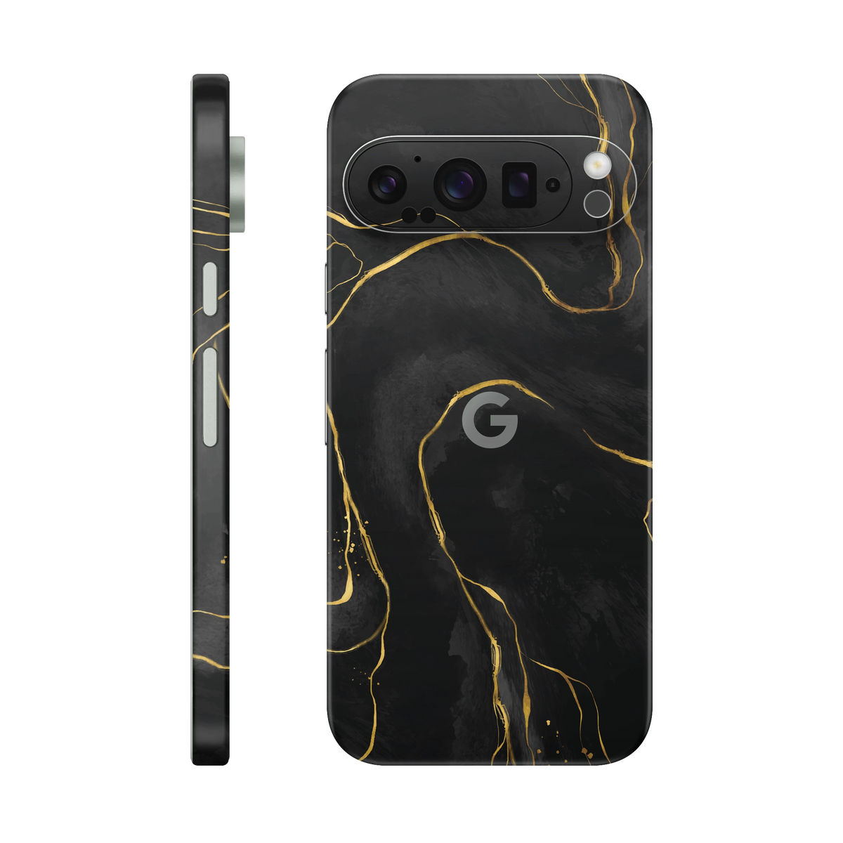 Folie de protectie pentru Google Pixel 9 Pro, eSkins Signature, Skin Golden Onyx
