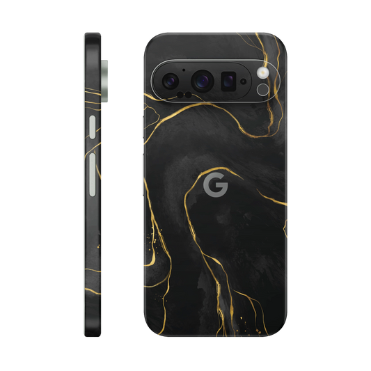 Folie de protectie pentru Google Pixel 9 Pro, eSkins Signature, Skin Golden Onyx