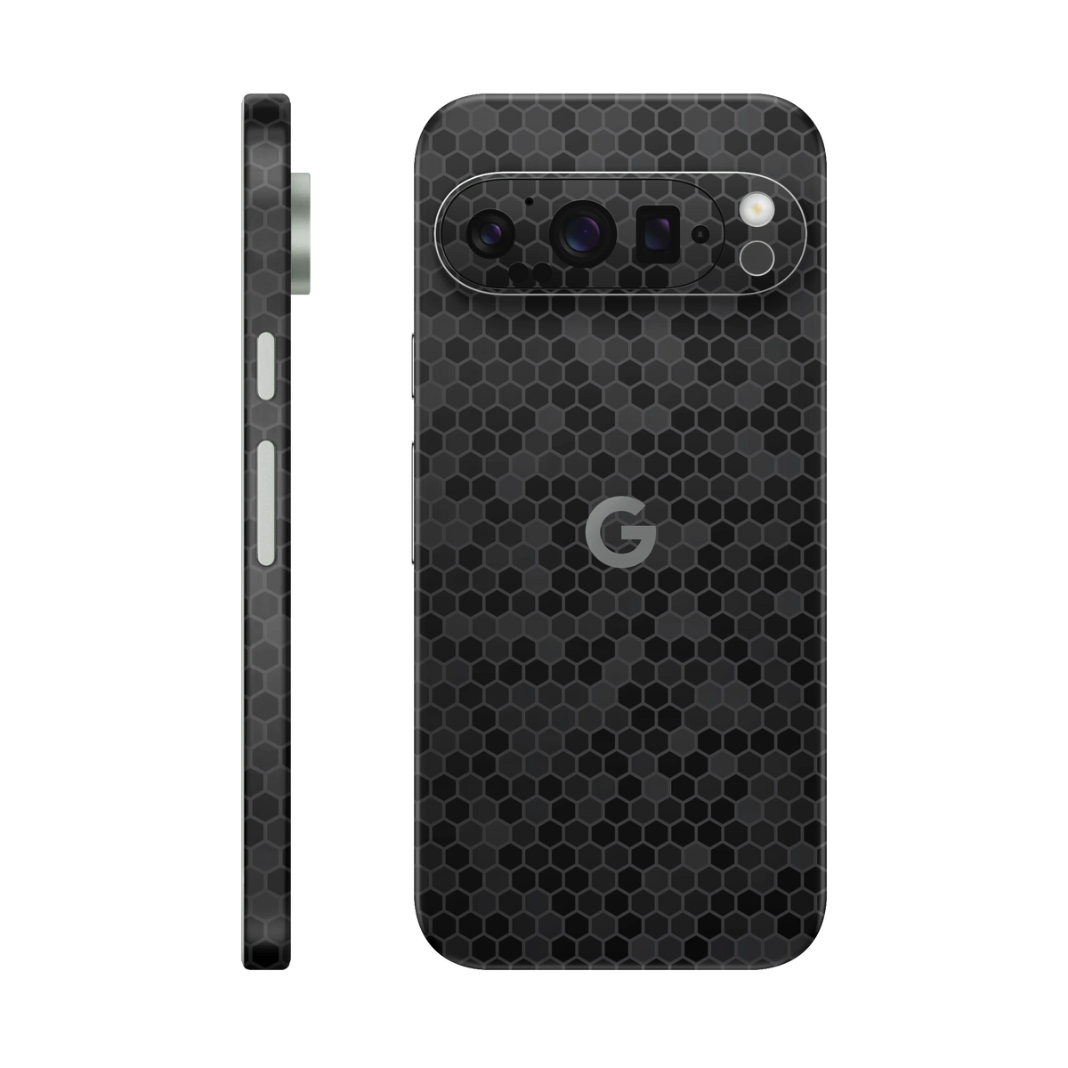 Folie de protectie pentru Google Pixel 9 Pro, eSkins Elegans, Skin Honeycomb Negru