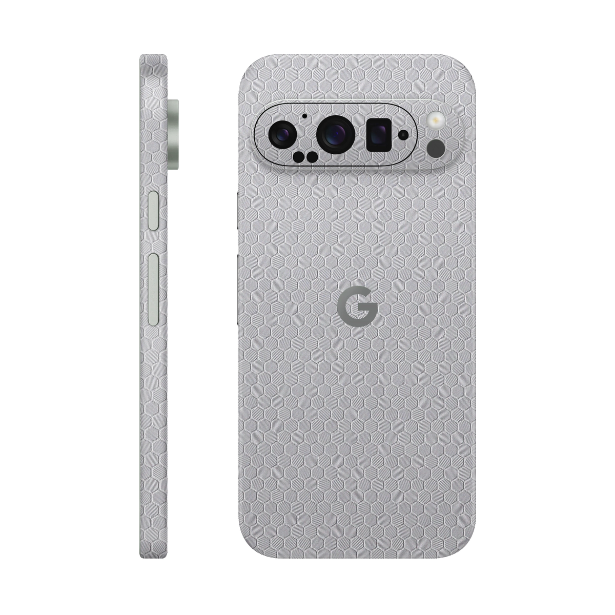 Folie de protectie pentru Google Pixel 9 Pro, eSkins Elegans, Skin Honeycomb Gri