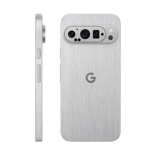 Folie de protectie pentru Google Pixel 9 Pro, eSkins Elegans, Skin Metalic Gri