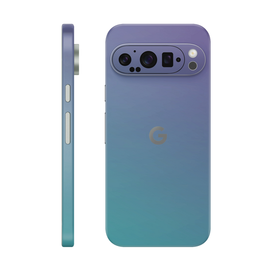 Folie de protectie pentru Google Pixel 9 Pro, eSkins Unique, Skin Cameleon Turcoaz-Lavanda