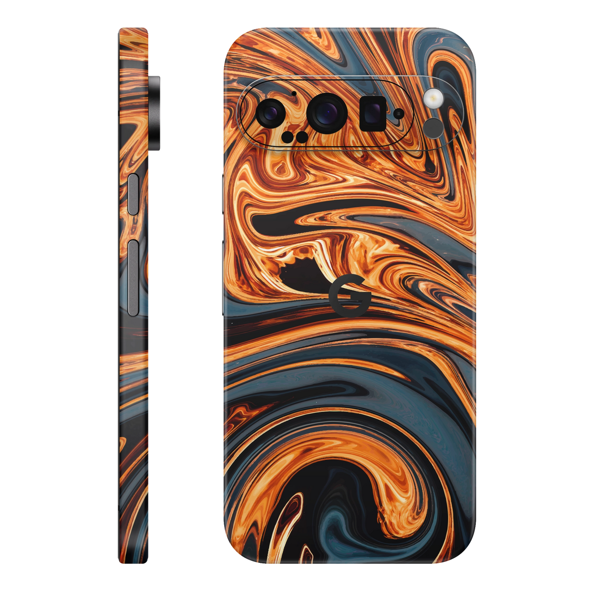 Folie de protectie pentru Google Pixel 9 Pro XL, eSkins Signature, Skin Amber Blaze