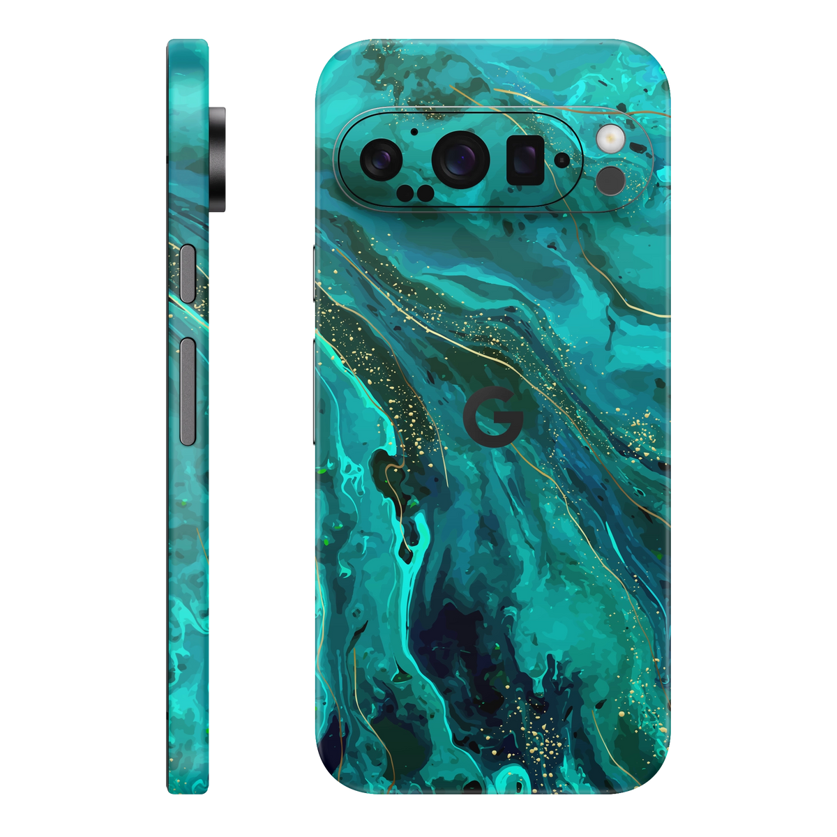 Folie de protectie pentru Google Pixel 9 Pro XL, eSkins Signature, Skin Celestial Lagoon