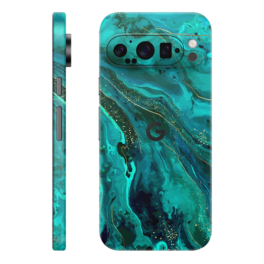 Folie de protectie pentru Google Pixel 9 Pro XL, eSkins Signature, Skin Celestial Lagoon
