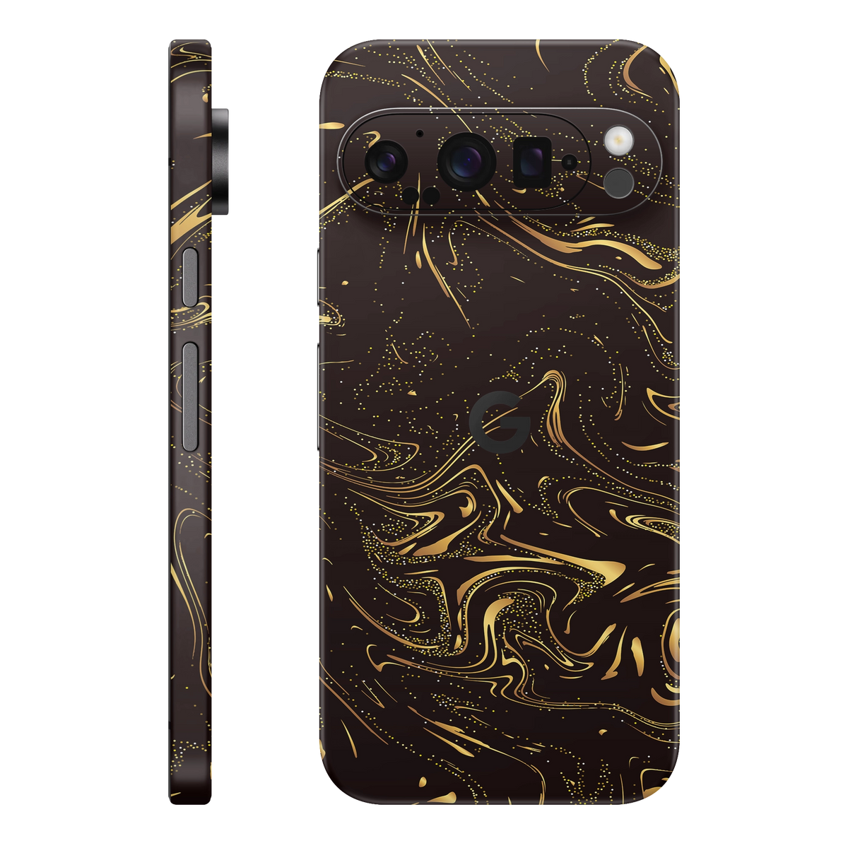 Folie de protectie pentru Google Pixel 9 Pro XL, eSkins Signature, Skin Golden Noir