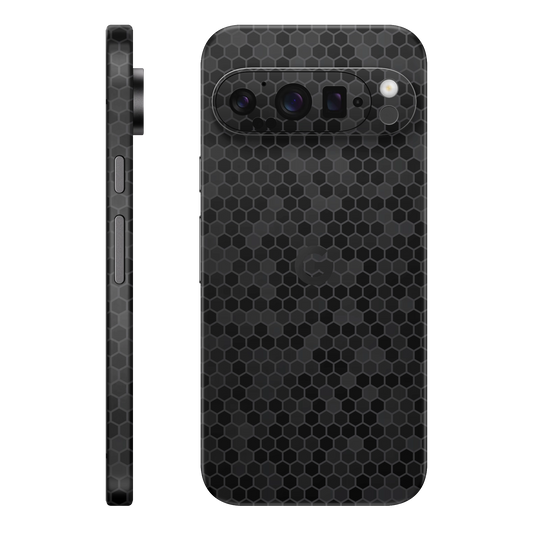 Folie de protectie pentru Google Pixel 9 Pro XL, eSkins Elegans, Skin Honeycomb Negru