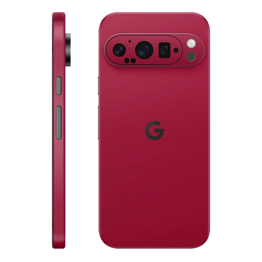 Folie de protectie pentru Google Pixel 9 Pro XL, eSkins Unique, Skin Mat Rosu