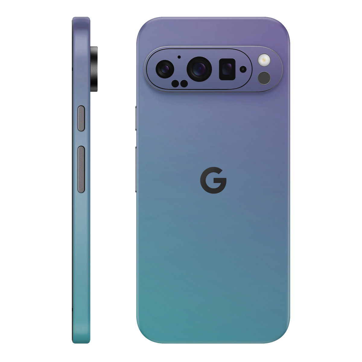 Folie de protectie pentru Google Pixel 9 Pro XL, eSkins Unique, Skin Cameleon Turcoaz-Lavanda