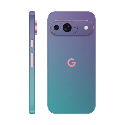Folie de protectie pentru Google Pixel 9, eSkins Unique, Skin Cameleon Turcoaz-Lavanda